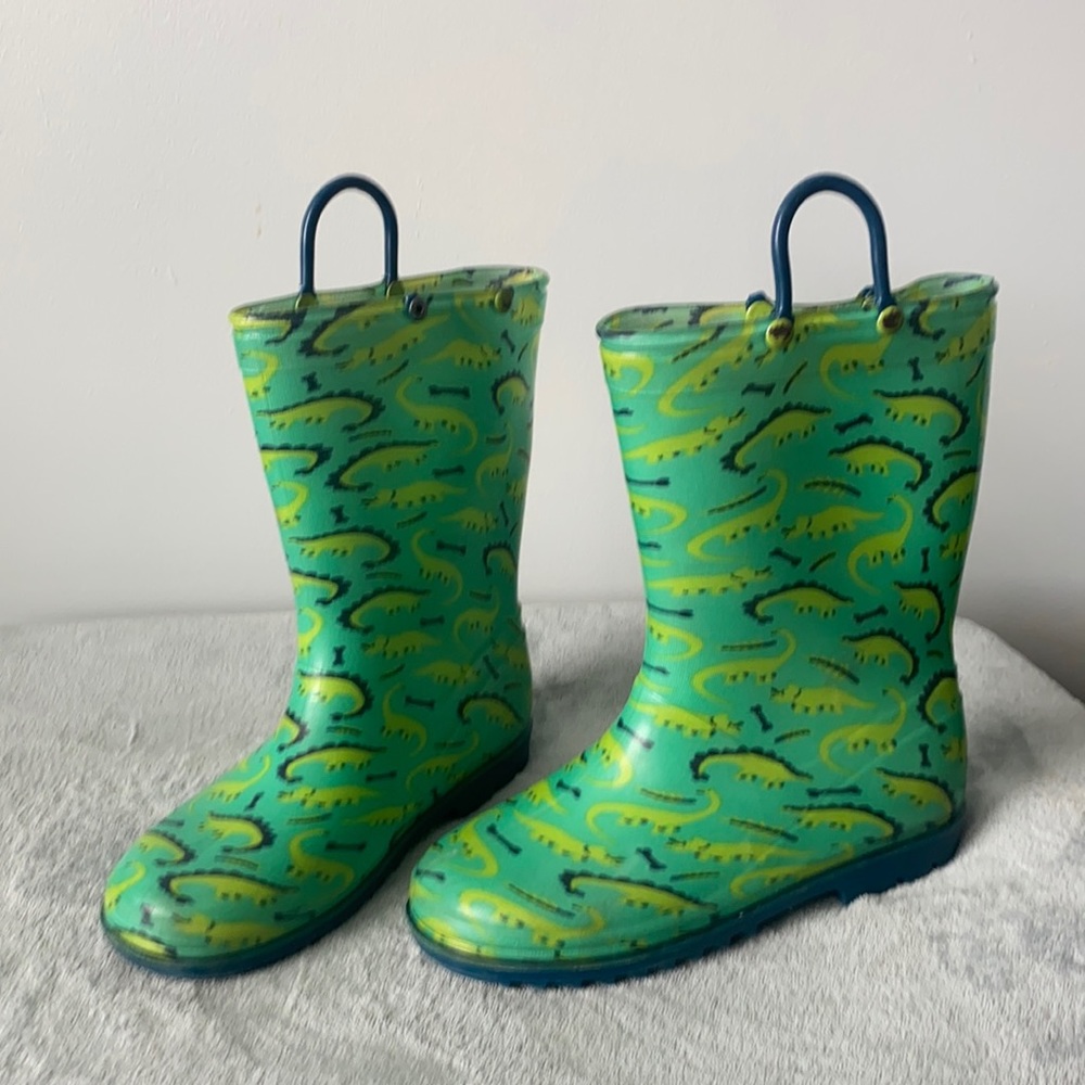 Dinosaurs print rain boots